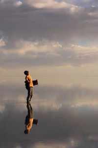 Walking in Salar de Uyuni Bolivia Journal