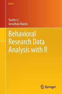 Behavioral Research Data Analysis with R