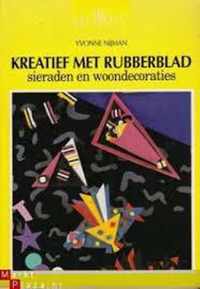 Kreatief met rubberblad