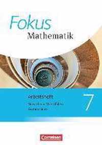 Fokus Mathematik 7. Schuljahr. Arbeitsheft mit eingelegten Lösungen. Kernlehrpläne Gymnasium Nordrhein-Westfalen