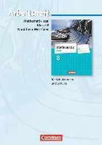 Mathematik real 8. Schuljahr. Arbeitsheft mit eingelegten Lösungen. Differenzierende Ausgabe Nordrhein-Westfalen