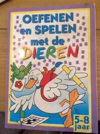 Educatief leer en oefenboek|Spelen en leren met de dieren