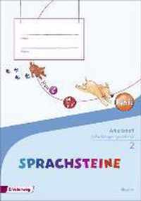 SPRACHSTEINE Sprachbuch 2. Arbeitsheft. SAS Schulausgangsschrift + Beilage Wörterkasten. Bayern