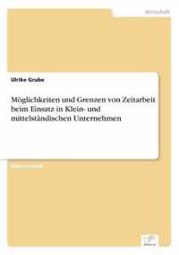 Moeglichkeiten und Grenzen von Zeitarbeit beim Einsatz in Klein- und mittelstandischen Unternehmen