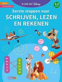 Ik leer met Disney 0 -   Eerste stappen naar schrijven, lezen en rekenen (5-6 j.)