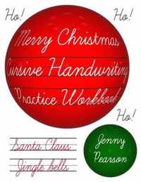 Merry Christmas Cursive Handwriting Practice Workbook