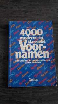 4000 moderne en klassieke voornamen met tabellen om zelf nieuwe namen samen te stellen