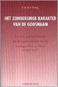 Het zonderlinge karakter van de godsnaam