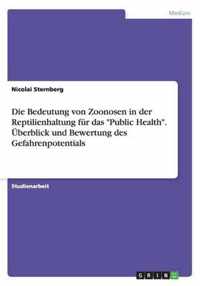 Die Bedeutung von Zoonosen in der Reptilienhaltung für das Public Health. Überblick und Bewertung des Gefahrenpotentials