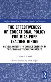 The Effectiveness of Educational Policy for Bias-Free Teacher Hiring