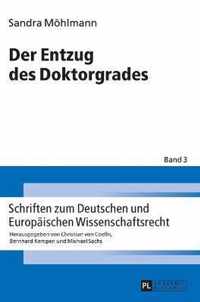 Der Entzug Des Doktorgrades