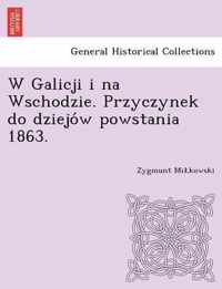 W Galicji I Na Wschodzie. Przyczynek Do Dziejo W Powstania 1863.